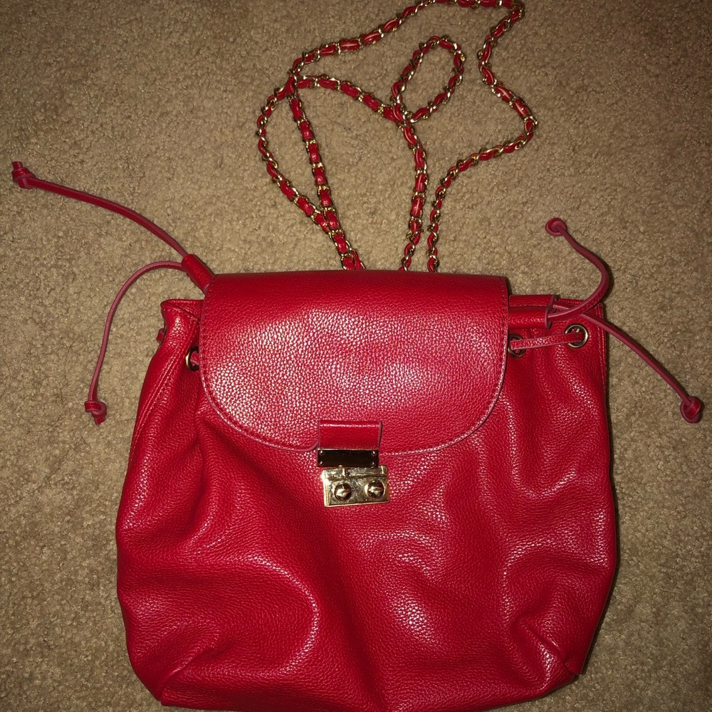 Red Mini Backpack